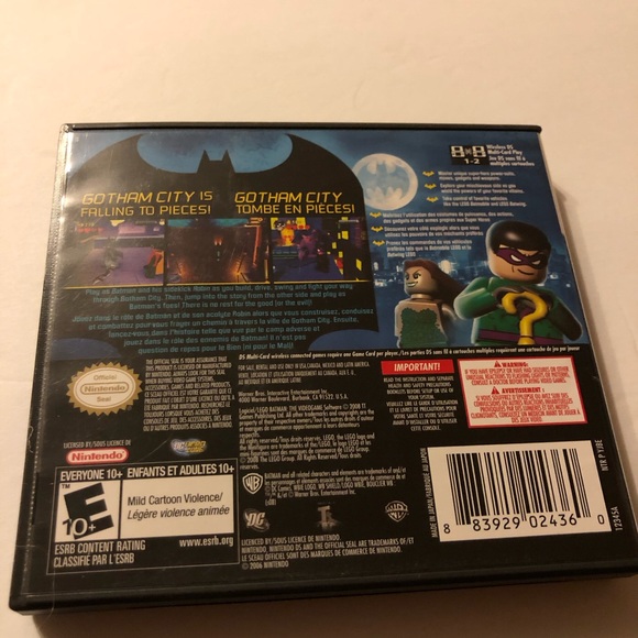LEGO Batman: The Videogame (Nintendo DS, 2008) Complete Tested - Picture 3 of 4